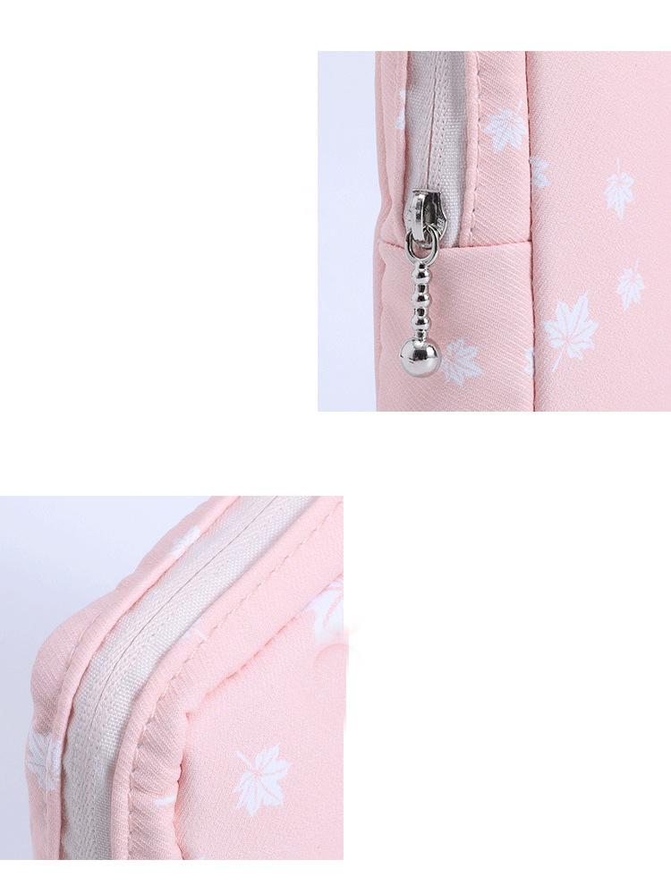 Product Introduction of Women Sanitary Napkin Tampon Storage Bag Cute Sanitary Pad Pouches Portable Makeup Lipstick Key Earphone Data Cables Organizer 7