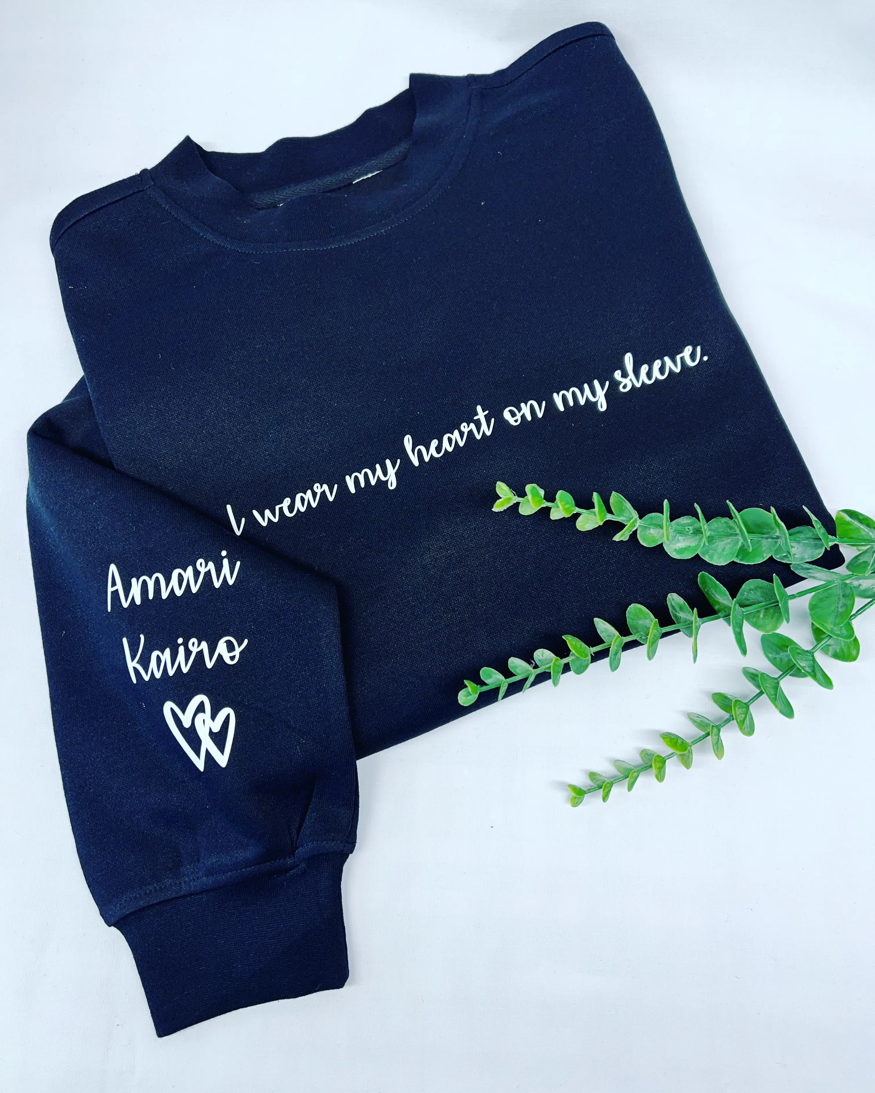 'My Heart' Personalised Sweatshirt