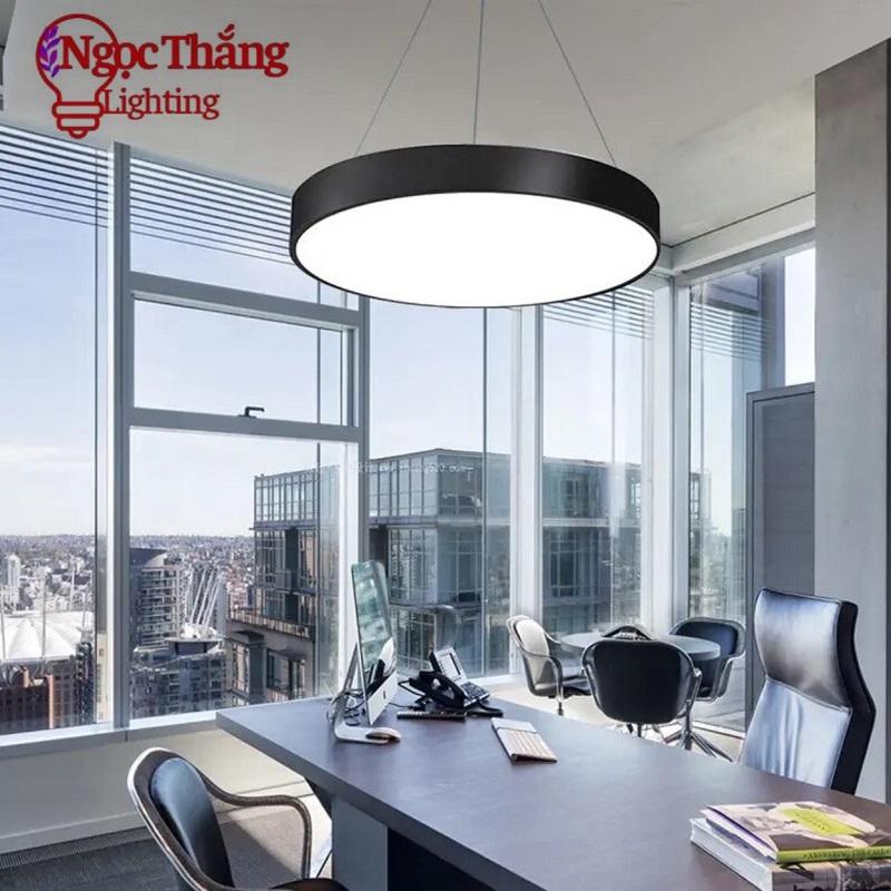Đèn thả trần văn phòng 60cm hình học hình lục giác hình tròn hình vuông tam giác ánh sáng trắng 220V MS01 Ngọc Thắng 6