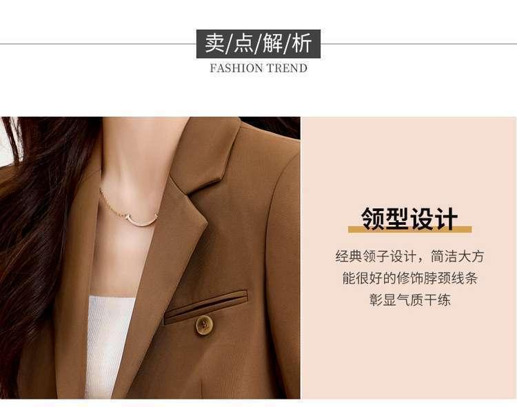 Product Introduction of Áo Khoác Vest Ngắn, Cao Cấp, Thích Hợp Cho Mùa Xuân Và Mùa Thu, Hàng Mới Về Năm 2025, Phong Cách Thường Ngày Nhỏ Thanh Lịch, Bộ Đồ Công Sở, Dành Cho Nữ, Áo Trên Top Women 8