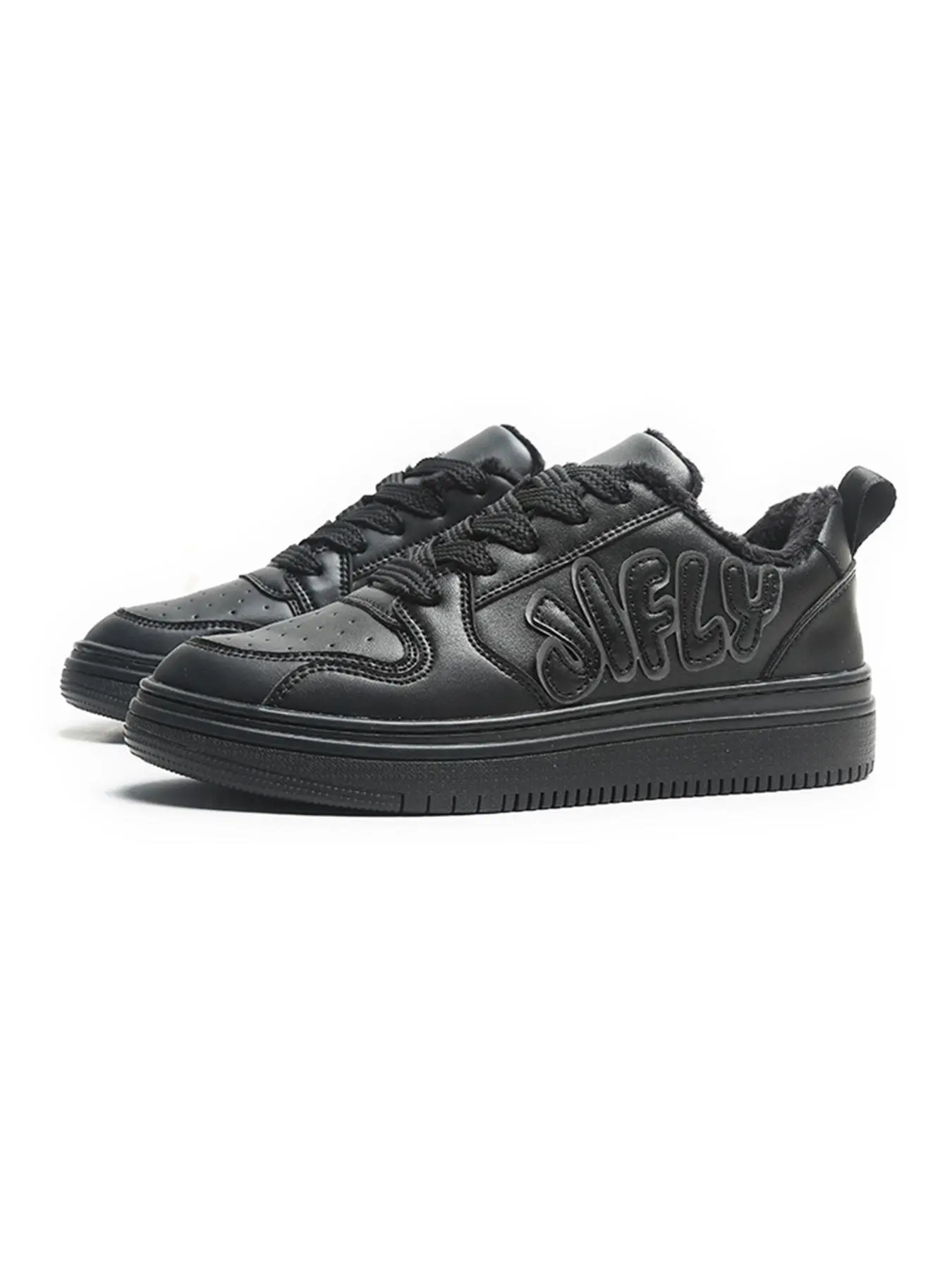 Men's Fashionable Letter Decor Lace Up Low Top Sneakers, Casual Comfortable Sports Shoes for Daily Wear, Male All-match Round Toe Shoes for Fall & Winter