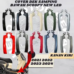 cod - cover under side dek samping bawah R L kanan kiri scoopy new led prestige k2f 2021 2022 2023 all warna non original