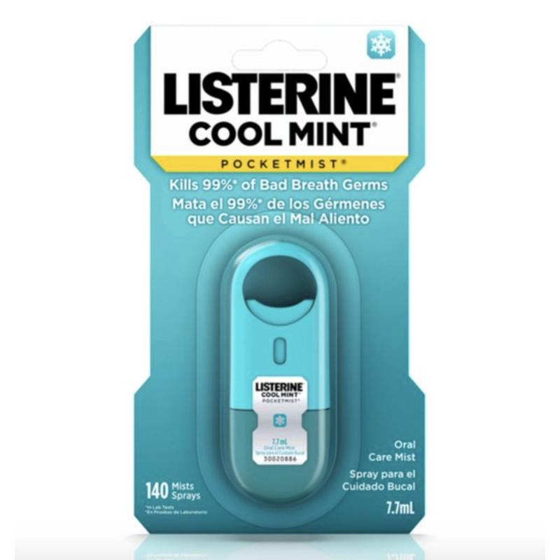 Xịt/Miếng ngậm thơm miệng Listerine bản Mỹ 6