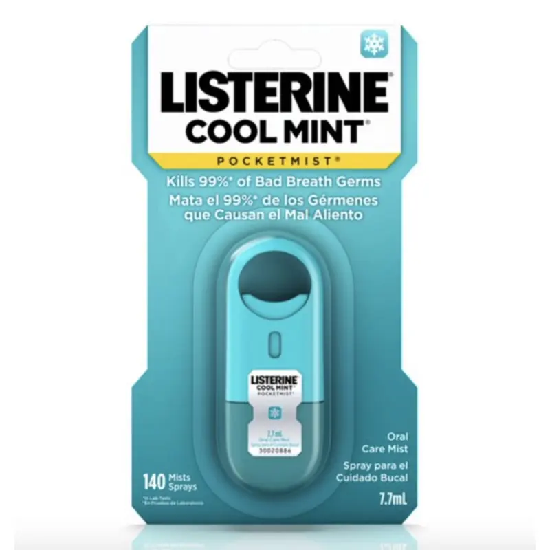Xịt/Miếng ngậm thơm miệng Listerine bản Mỹ 6