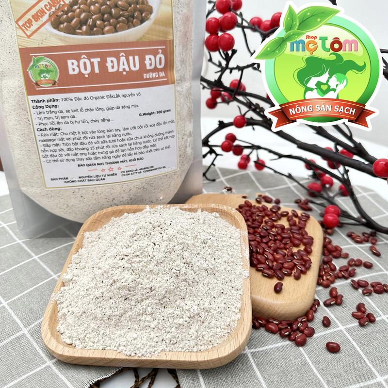 BỘT ĐẬU ĐỎ (TẮM+Rửa mặt+trị nhờn+ tẩy tế bào chết + ủ ) (BỘT SỐNG) ... Skincare Dưỡng Ẩm Da Mask Nữ