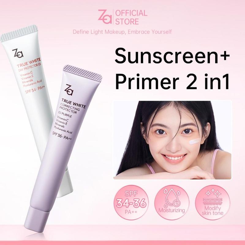 kem lót za SPF36 PA++ Kháng nước và mồ hôi kem lót za tím Cosmetic Mỹ Phẩm Nữ Trang Điểm Cosmetic Mỹ Phẩm the saem  salmon  beige phấn  nước  cushion phấn  nước  cushion kemnen  mongnhe lip  combo kem  nền phấn  nước  cushion skin  tint kem  nền  mk4 0