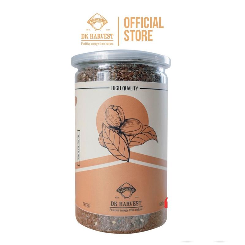 Hạt Lanh DK Harvest 500g - Không Bụi | Dưỡng Da, Khỏe Tóc, Giàu Dinh Dưỡng