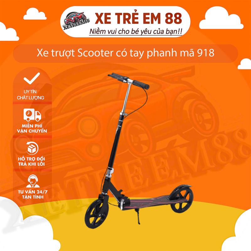 Xe trượt Scooter có tay phanh mã 918 cho bé Đồ Chơi xedien can xe dien xe can self balancing  scooters scooter  mini xe kickboard  điện escooter xe điện  drift