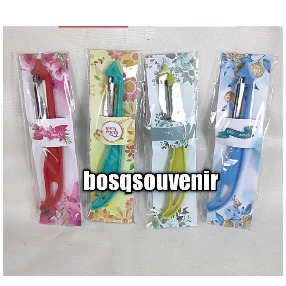 ( isi 50pcs ) PILER BUAH PLASTIK + KERTAS ALAS SHABBY