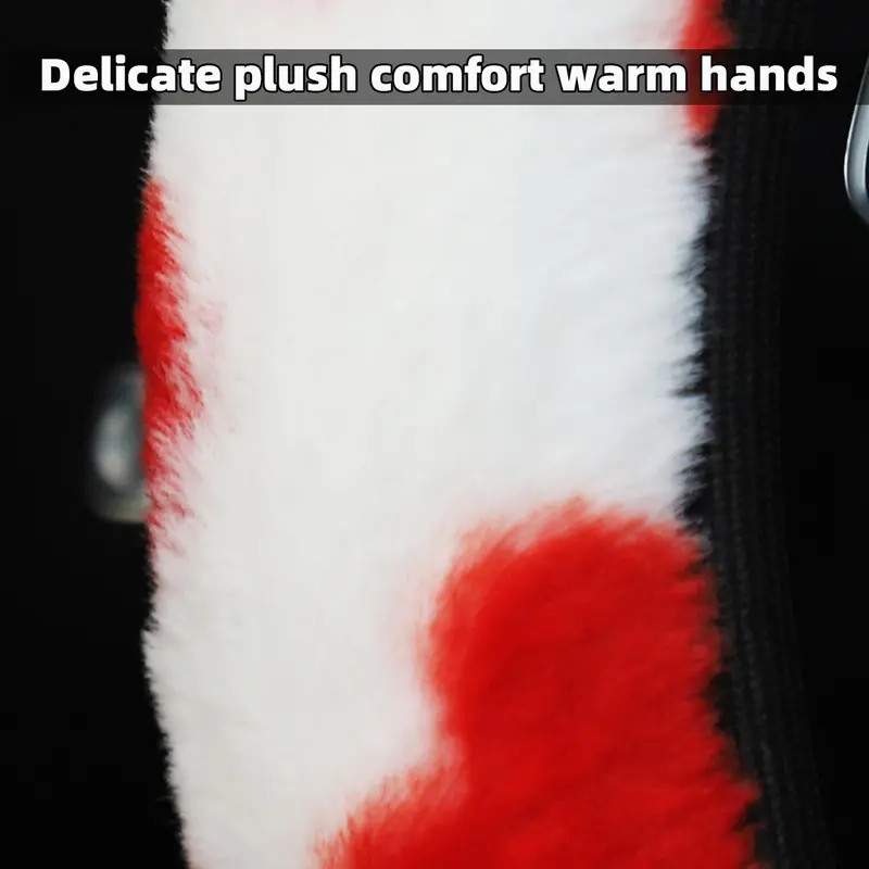 Car Steering Wheel Cover, Cute Heart Pattern Steering Wheel Cover, Car Interior Accessories For Daily Life 7