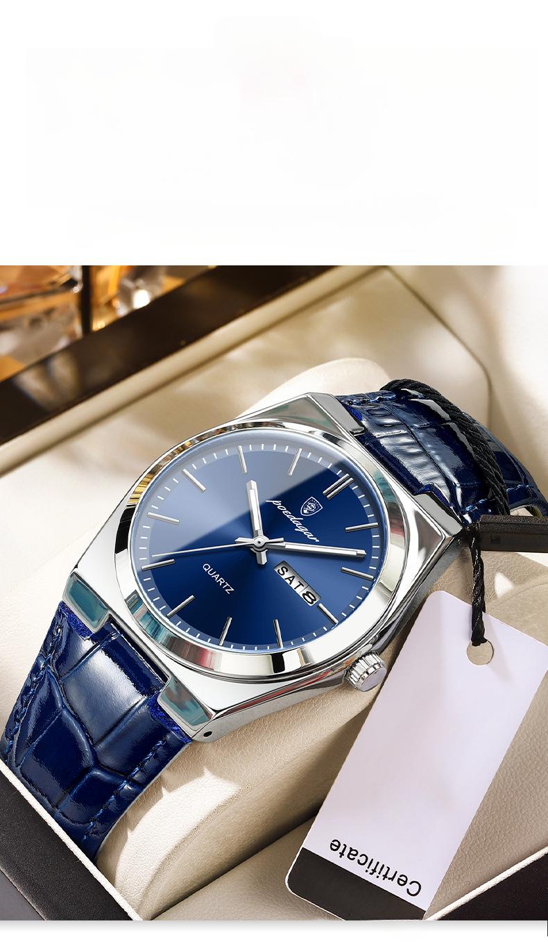 Product Introduction of Ultra-Thin Men's Watch Waterproof New Quartz Watch Men chuan  watch 10