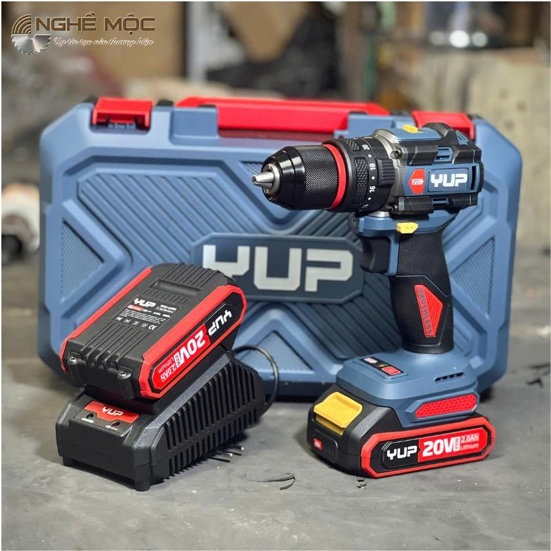 Máy khoan Pin Yupai 20V YP20-DR13M không chổi than 3 chức năng đầu kẹp 13mm