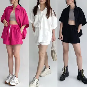 CASSIE CLOTHING — Vey Set Linen || Two Pocket Set || Setelan Wanita Celana Fit Casual