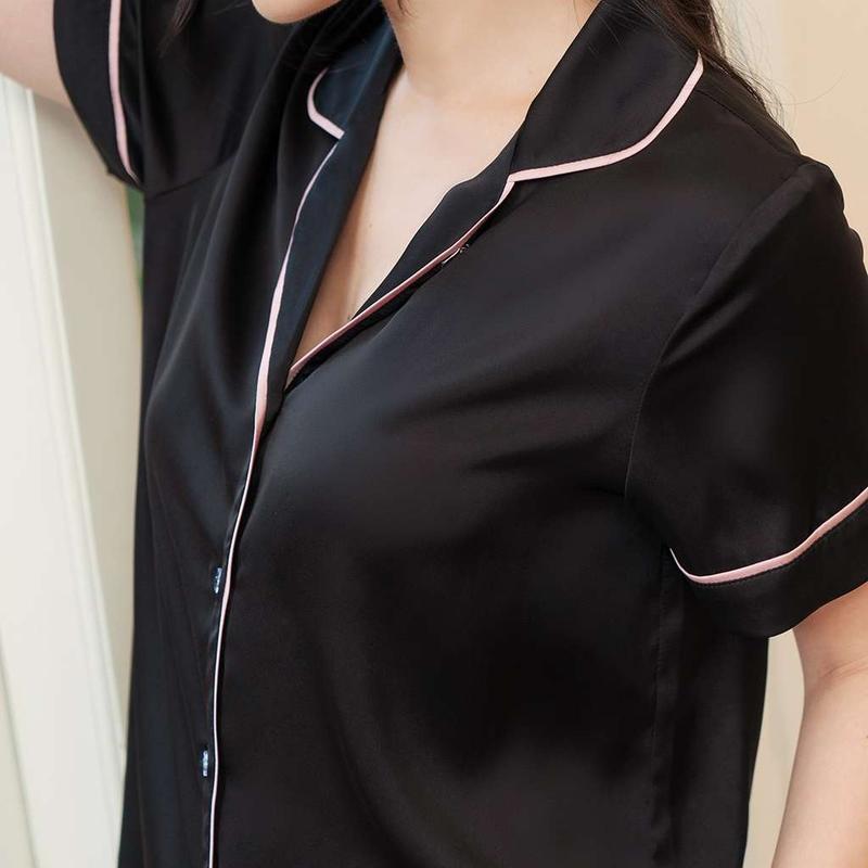 Bộ Đồ Ngủ Pijama Áo Cộc Quần Dài Loirechic PCD07 1