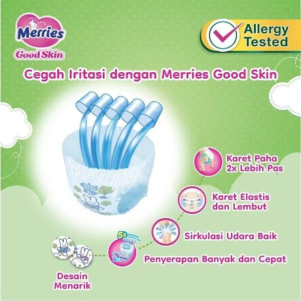 Product Introduction of (2BALL) MERRIES PANTS GOOD SKIN M50 L44 XL38 XXL28 Diapers Bayi 1