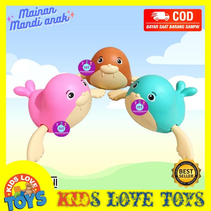MAINAN ANAK MANDI AIR SINGA LAUT BERENANG SS1390 / MAINAN ANAK MANDI SINGA LAUT RENANG PROMO TERMURAH COD KLT 0