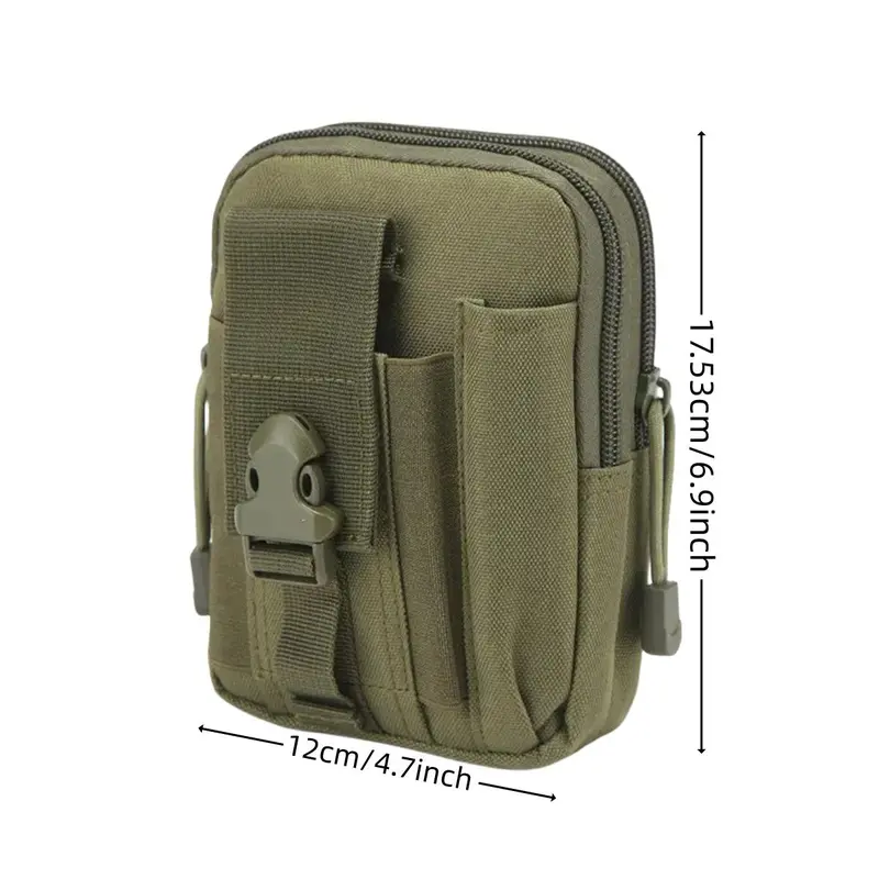 Waterproof Oxford Climbing Multi-grid Waist Tactical Pouch, Outdoor Hiking Camping Fanny Pack, Multifunctional Phone Wallet Bag 1
