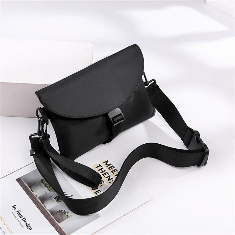 Product Introduction of Men Nylon Chest Pack Cellphone Pouch Outdoor Sports Cross-body Bag Casual Running Cycling Sling Bag 13