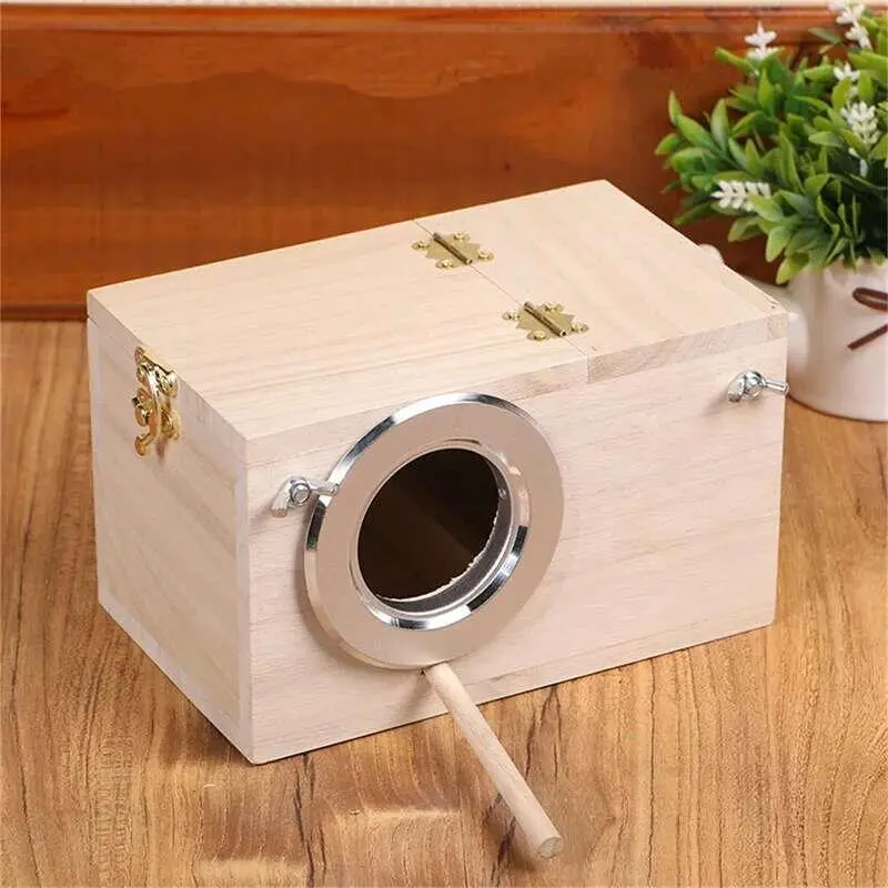 Tổ Vẹt Đuôi Dài, Vật Nuôi, Nhà Chim, Tổ Chim Ưng, Làm Bằng Gỗ, Thích Hợp Cho Chim Ưng, Vẹt Đuôi Dài Và Vẹt Con, Hộp Giao phối