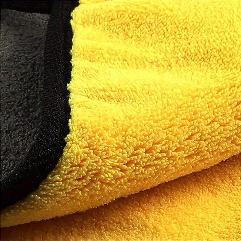 Car Wash Towel, 1/2 Counts Double-sided Thick Car Wiping Towel, Absorbent Glass Wiping, Car Repair Shop Hotel Restaurant Cleaning Towel 6