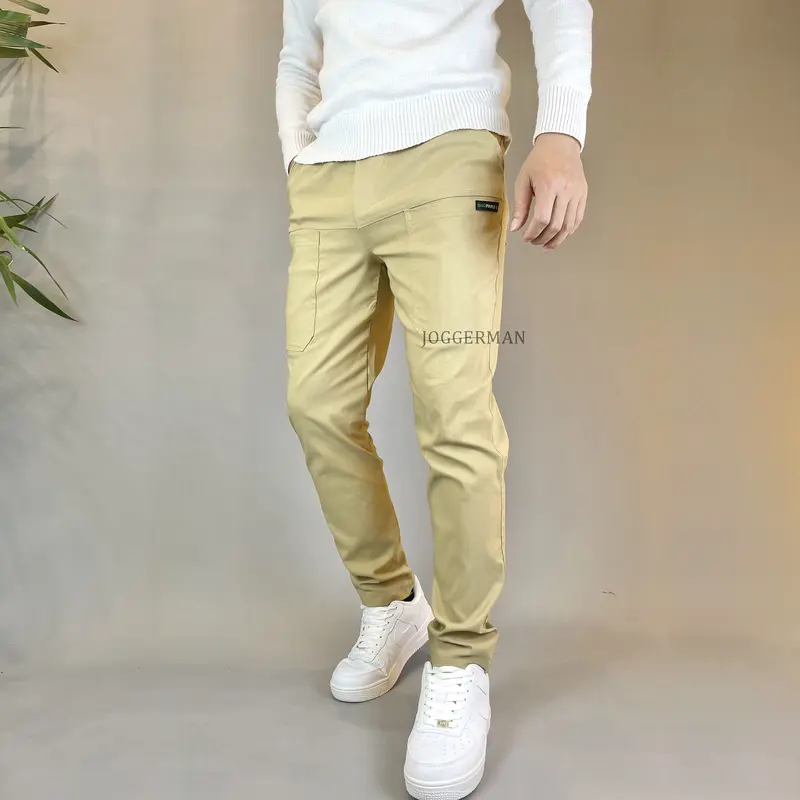 Quần Jogger 6 túi JG01 siêu chất, tiện lợi dễ mặc dễ phối đồ, Thoải mái JG01 Kaki Nam Sport 7
