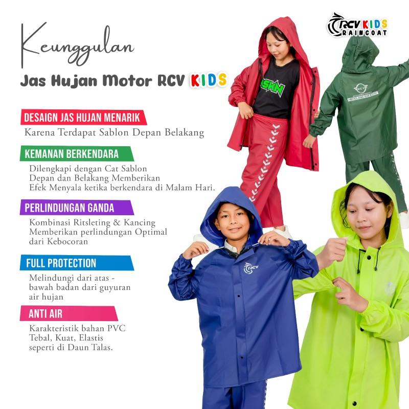 Product Introduction of (BELI 1 DAPAT 2 STEL) JAS HUJAN ANAK RAINCOAT KIDS Setelan SD&TK Laki-laki Perempuan Raincoat Best Quality Tebal Kuat Elastis Anti Rembes Mantel 81