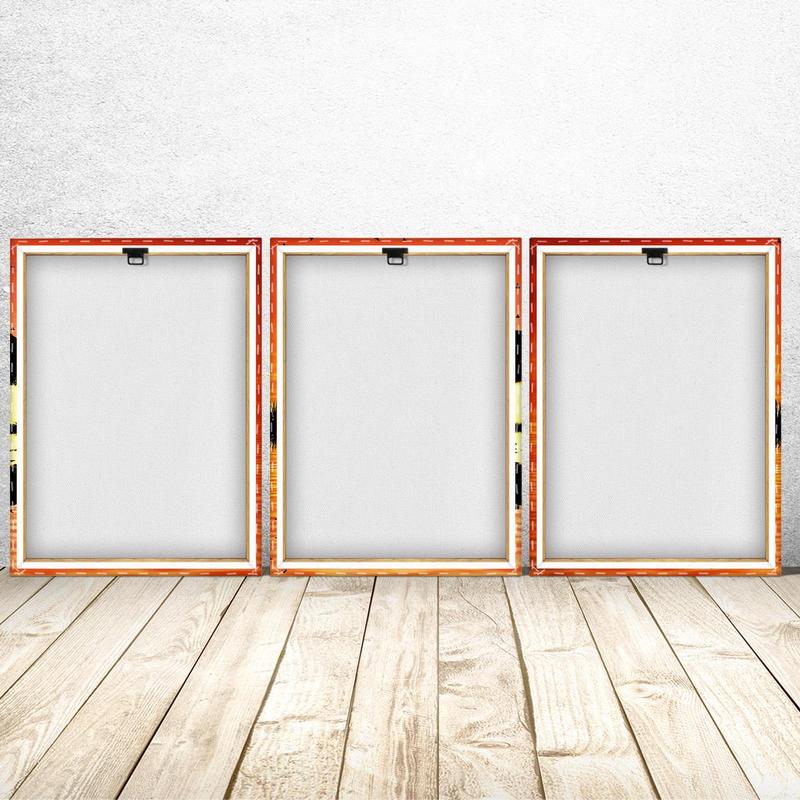 Sunset Guitar & Lake Pattern Framed Canvas Painting, 3 Counts Modern Wall Art Painting, Wall Art Decor for Home Living Room Bedroom Office 8