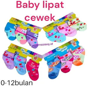kaos kaki bayi cewek & cowok / kaos kaki baby 0-12 bulan