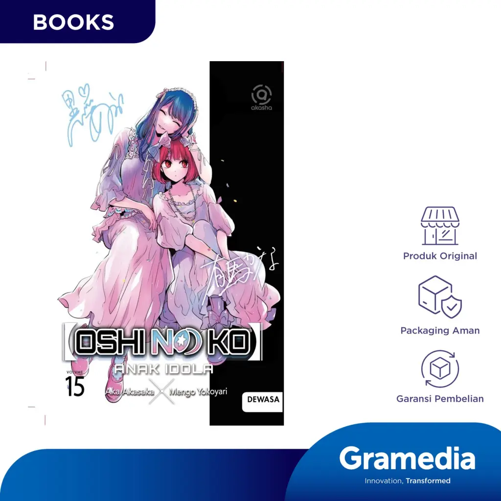 Gramedia Buku Komik Akasha : Oshi No Ko: Anak Idola 15 (AKA AKASAKA/MENGO YOKOYARI)