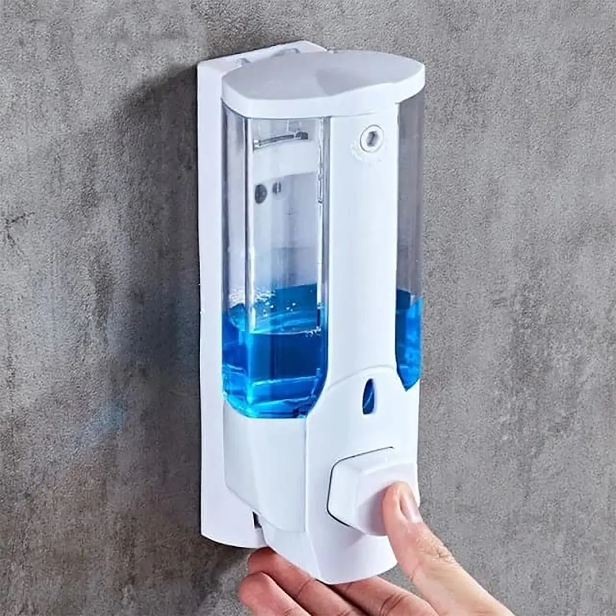 Dispenser Sabun Single Multifungsi / Dispenser Tempat Sabun Cair / Tempat Sabun Mandi / Dispenser Sabun Cair Mandi Otomatis Tempel Dinding