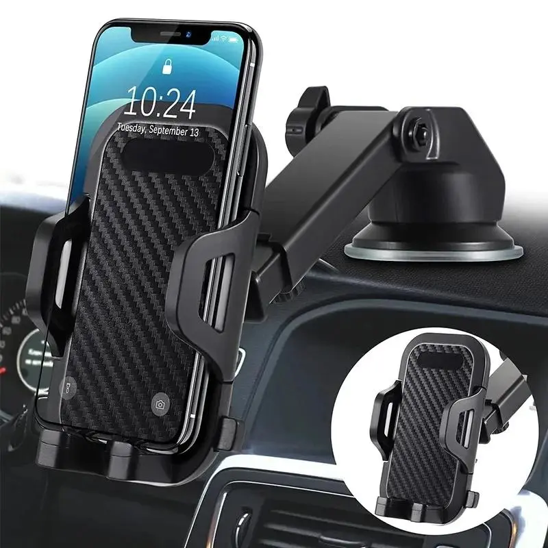 Car Dashboard Mobile Phone Holder, 360 Degree Rotatable Car Phone Stand, Universal Car Phone Navigation Bracket, Suitable for Most Smartphones