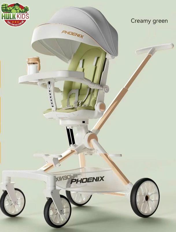 Xe đẩy cho bé sơ sinh G500-1 đủ màu có kèm bàn ăn dặm mẫu mới nhất 2024 (full hộp đã lắp sẵn) xe đẩy