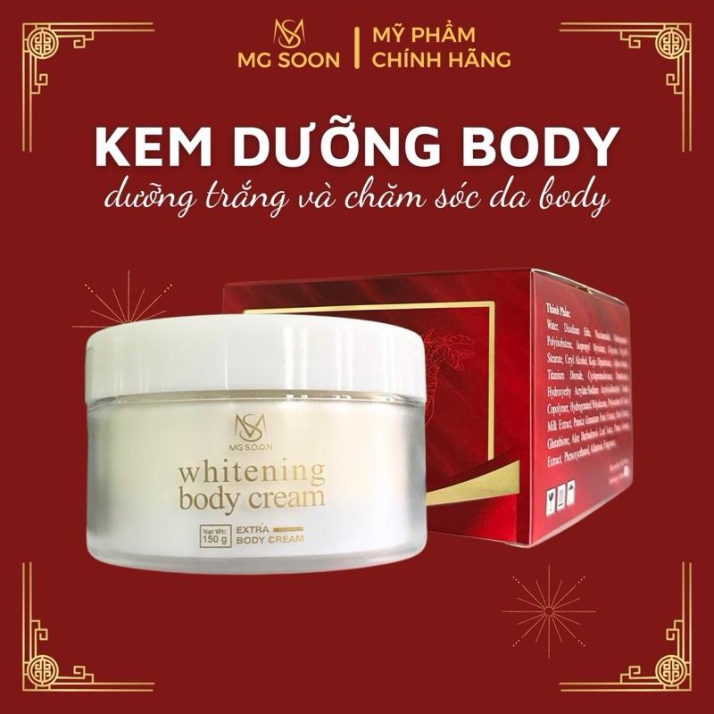 KEM BODY DƯỠNG TRẮNG DA - MG S.O.O.N - Whitening Body Cream, Giúp Dưỡng Trắng, Dưỡng Ẩm Da Body, Làm Đẹp Da, Dưỡng Body Nam Nữ Women Skincare