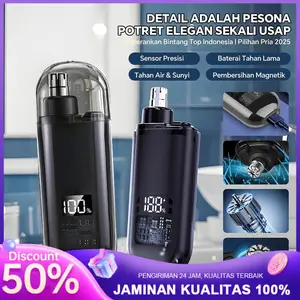 Perawatan Diri Sehari-hari Ideal – Alat Cukur Bulu Elektrik Professional Multifungsi, Pembersih Bulu Hidung & Telinga (Nose Ear Hair Trimmer)