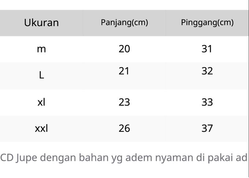 Product Introduction of celana dalam wanita CD Jupe boxser / hotpan semua ukuran harga sama bahan spandek renda lembut Bunga Dewasa untuk motip dan warna di kirim randem 0