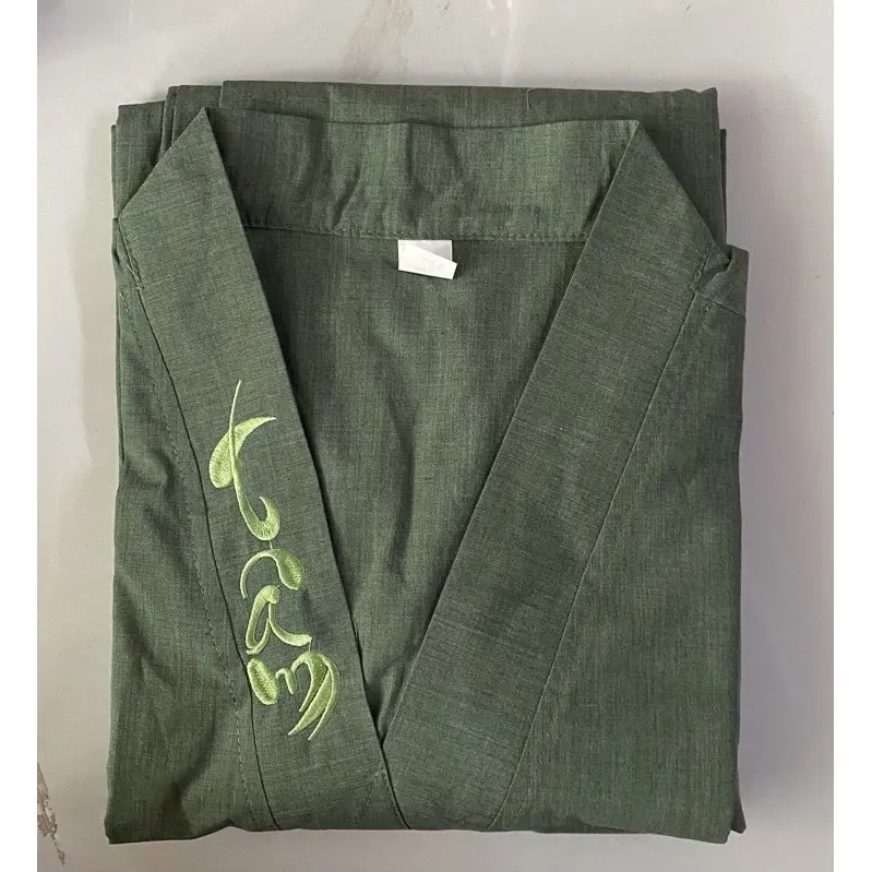 ĐỒ LAM ĐI CHÙA - MẪU NAM THIỀN THÊU Cổ- DÀNH CHO NAM Menswear Áo Cổ Tròn Sơ Mi 6