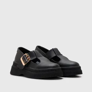 Adorableprojects - Jeanne Oxford Black -  Mary Jane Oxford Shoe Wanita