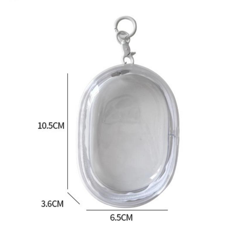 Product Introduction of Túi Đựng Mỹ Phẩm Trong Suốt PVC Màu Đen, Mới, Sắp Xếp Đồ Trang Sức, Cầm Tay, Thích Hợp Cho Cáp Dữ Liệu, Tai Nghe, Bộ Sạc Tiền Xu, Túi Đựng Đồ 4