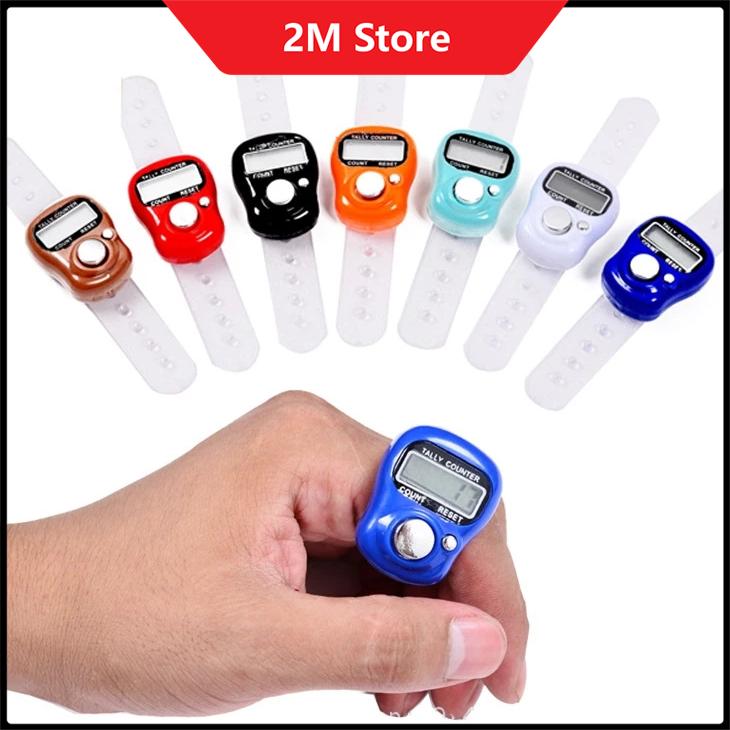NHIỀU MÀU Máy Đếm Số Niệm Phật Đếm Hàng Hóa - Máy Túc Số Lượng Cơ Học - Đếm Tụng Kinh Đeo Ngón Tay