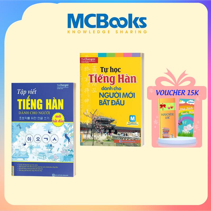 Sách Combo Tự Học Tiếng Hàn Cho Người Mới Bắt Đầu Và Tập Viết Tiếng Hàn