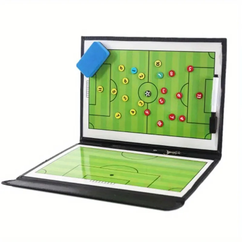 Portable Foldable Magnetic Soccer Coaching Board - Ideal For Training And Strategy Development