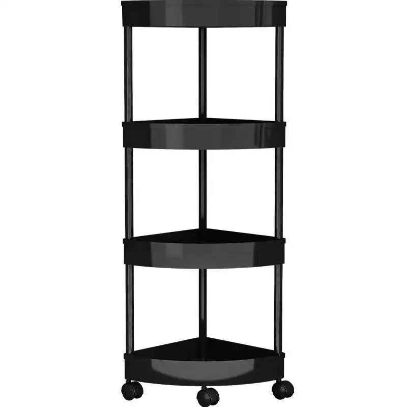 Giá Để Đồ Trong Phòng Tắm, Kệ Góc Sàn, Nhiều Tầng, Cho Phòng Vệ Sinh Và Nhà Vệ Sinh, Người Sắp Xếp Hình Tam Giác Khe Hở, Kệ Nhà Bếp 4