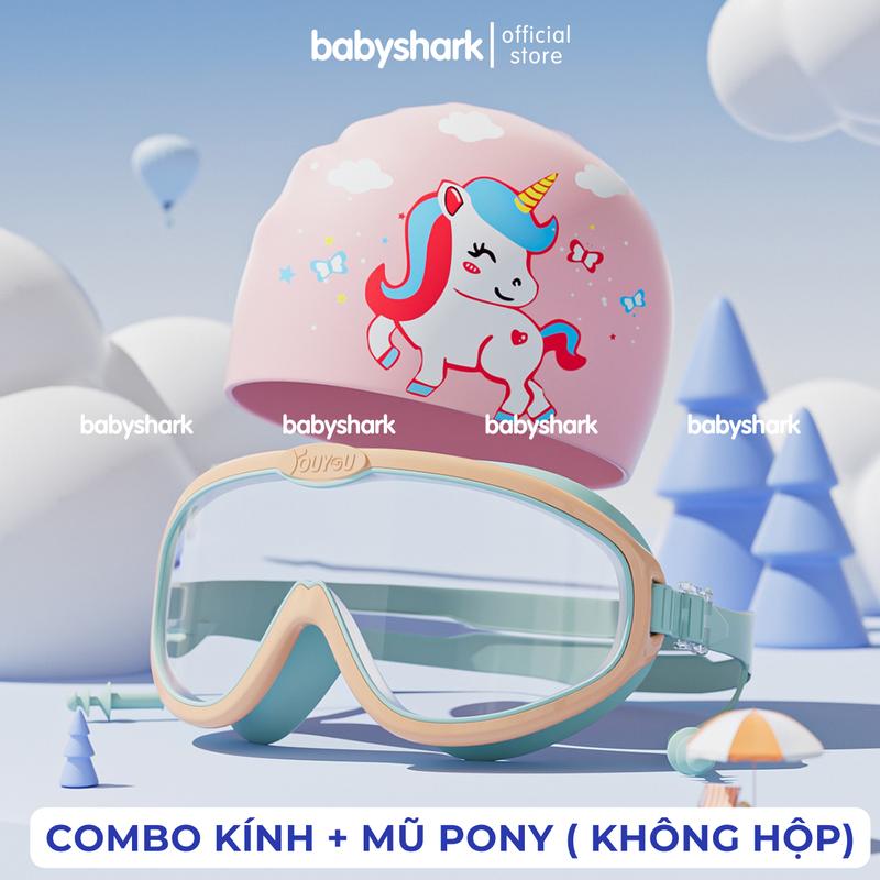 Combo Kính Bơi Trẻ Em, Mũ Bơi Trẻ Em Youyou Chính Hãng Dạng Túi kèm Nút Bịt Tai Và Chống Sương Mù 8