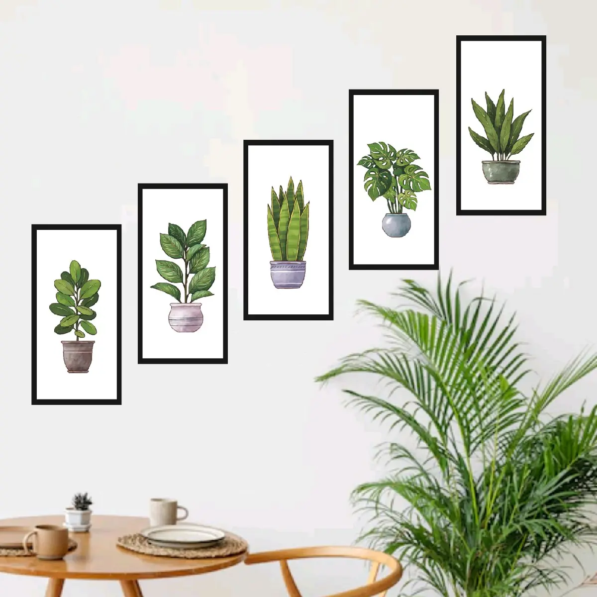 Set wal dekor hiasan dinding Aesthetic (1 set isi 5pcs)