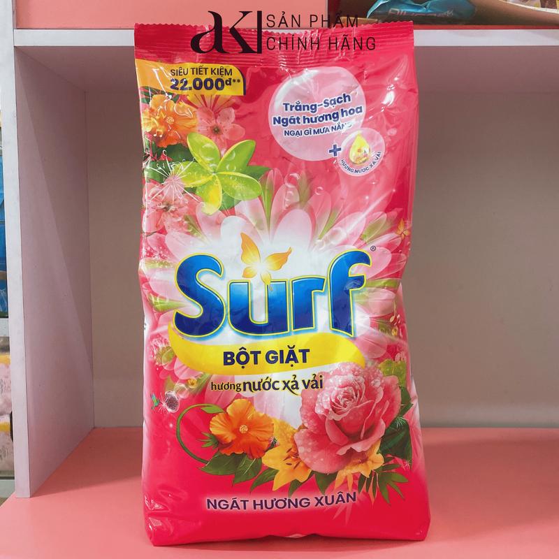  Bột Giặt Surf Hương Nước Xả Vải Túi 5,5KG 