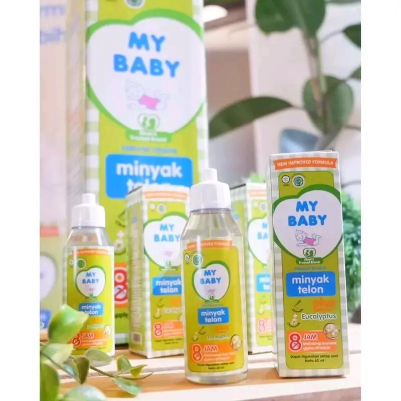 my baby minyak telon Eucalyptus 150ml 3