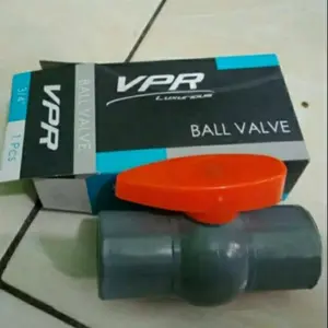 Stop kran pvc vpr 1/2" ball Valve plastik 1/2