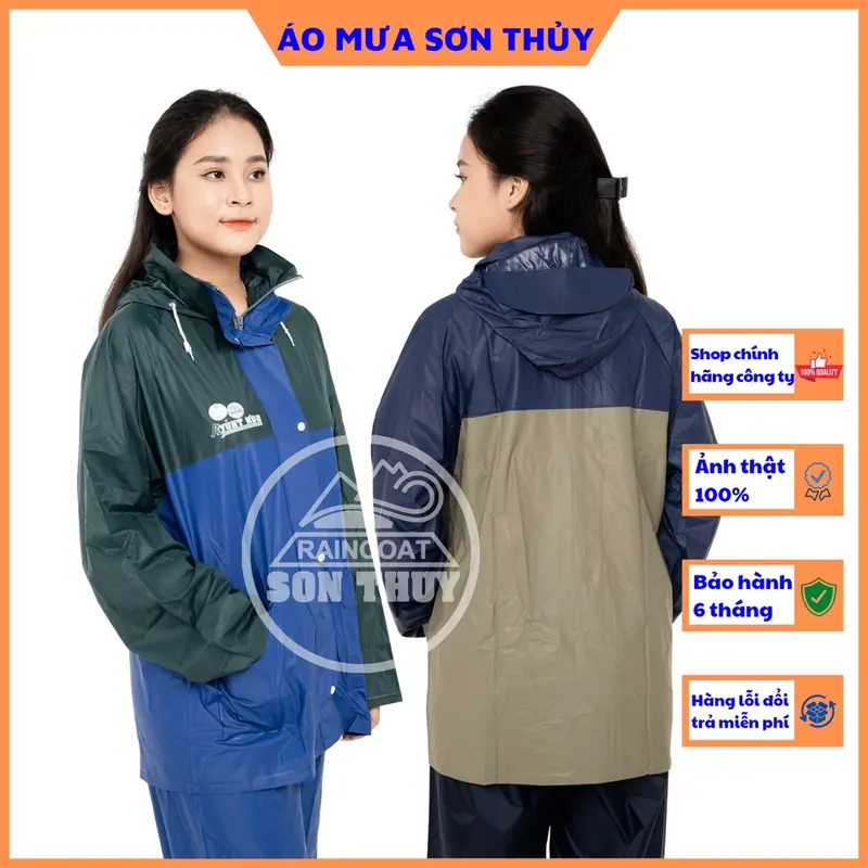 Bộ quần áo đi mưa không thấm nước cao cấp 3