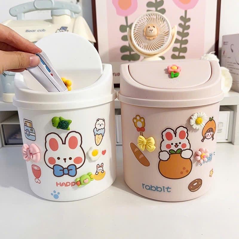 Tặng kèm sticker , Thùng rác để bàn mini nhỏ gọn tiện lợi có - TikTok ...