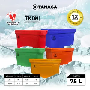 TANAGA Cooler Box 75 Liter Coolbox Es Batu Ikan Daging Minuman Ice Box Termos Pendingin Tahan Lama